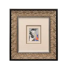 Untitled - Drama Mask Composition - circa 1940 by Romain de Tirtoff Erte, gouache on paper, sold Oct 2025