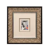 Untitled - Drama Mask Composition - circa 1940 by Romain de Tirtoff Erte, gouache on paper, sold Oct 2025