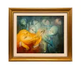 Melody of Light by Gevorg Yeghiaziarian, oil on canvas, sold Oct 2025
