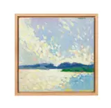 November Sky - Mount Desert by Henry Isaacs, oil on wood board, sold Oct 2025