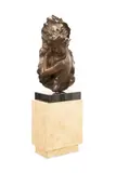 Fragment 6: Ex Nihilo by Frederick Hart, Bronze" - 2006, sold Oct 2025