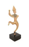 Clown by Antonio Grediaga Kieff, bronze sculpture on a black base, sold Oct 2025