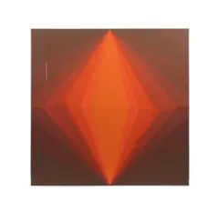 Untitled - Geometric by Doris Marie Leeper, oil on canvas, sold Oct 2025