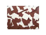 Untitled - Illusion Op Art in Brown and White - 1977 by John Schnell, oil on canvas, sold Oct 2025