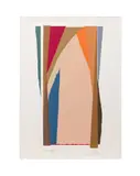 Bonac I" - circa 1981 by Larry Zox, screenprint on paper, sold Oct 2025