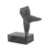 Untitled by Larry Mohr, bronze figural sculpture supported on marble plinth, sold Oct 2025