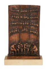 The Concerto by Giuseppe Macri, 1969, bronze patinated plaster cast orchestra sculpture, sold Aug 2023