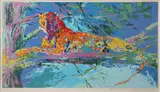 Untitled by LeRoy Neiman, silkscreen on paper, sold Aug 2023