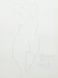 Untitled by Pablo Picasso, Etching "Nu de Dos" posthumous etching produced by The Collector's Guild Ltd, sold Aug 2023