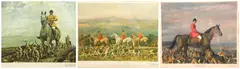 (3) signed prints by Alfred Munnings, lithograph on paper, sold Sep 2023