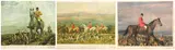 (3) signed prints by Alfred Munnings, lithograph on paper, sold Sep 2023