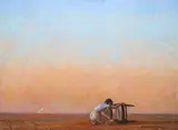 PA artist by David Graeme Baker, oil on canvas, sold Sep 2023