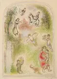 Untitled by Marc Chagall, 1968, lithograph, sold Sep 2023