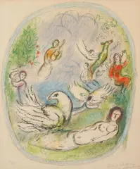 Untitled by Marc Chagall, 1968, lithograph, sold Sep 2023