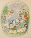 Untitled by Marc Chagall, 1968, lithograph, sold Sep 2023