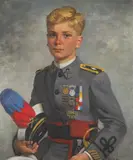 Portrait of Edgar Garbisch by Thomas Stephens, oil on canvas, sold Sep 2023