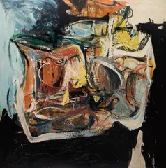 The Knave, 1957 by Gordon Rayner, oil on board, sold Nov 2024