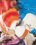 Sans titre by Marcelle Ferron, two oils on canvas, sold May 2025