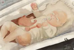 Saüling IV, 1927 by Otto Dix, watercolour, sold Nov 2025