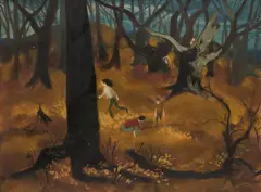 Autumn Woods by William Arthur Winter, oil on canvas board, sold Jan 2026