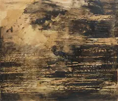 Speed of Desire (Face 1), 1989 by Tony Scherman, 1989, encaustic on paper, sold Jan 2026