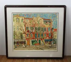 Untitled by Marco Sassone, lithograph, sold Jan 2024