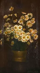 Still Life with White Daises by Frans Oerder, oil on canvas, sold Oct 2022