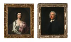 Portrait of a Lady by George Knapton, oil on canvas, sold Dec 2022