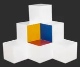 Untitled by Domenick Capobianco, 1965, acrylic painted wood sculpture, sold Sep 2023