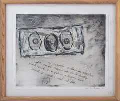Untitled by Zigi Ben-Haim, 1998, mixed media, sold Sep 2023