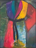 Untitled by Jim Dine, lithograph print on board, sold Sep 2023