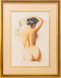 Untitled by Alberto Vargas, lithograph, sold Sep 2023