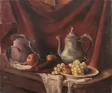 Untitled by Dorothy Earls, oil painting on canvas, sold Sep 2023