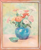 Untitled by Dorothy Earls, oil on canvas painting, sold Sep 2023