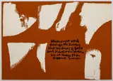Untitled by Sister Mary Corita Kent, 1975, serigraph in colors, sold Sep 2023