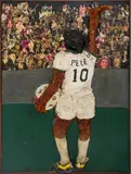 Untitled by Mary Jo Schwalbach, mixed media on canvas, sold Sep 2023