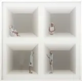 Untitled by Margeaux Walter, photograph with figures that appear to move, sold Oct 2023