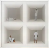 Untitled by Margeaux Walter, photograph with figures that appear to move, sold Oct 2023