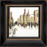 Untitled by Mario Maresca, oil painting on tile, sold Oct 2023