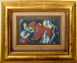 Untitled by Willard MacGregor, circa 1970, acrylic painting on paper, sold Oct 2023