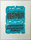 Untitled by Moshe Castel, lithograph on paper, sold Oct 2023