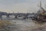 A group of three Thames scene watercolours by G.B Dale, watercolor, offered Apr 2023
