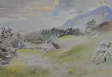 Spring In The Lake District by Margaret Pierpoint, watercolour, sold Apr 2023