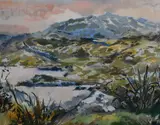 Summer Morning Connemara' verso by Kathleen Bell, oil on canvas, offered Apr 2023