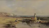 Watercolours by K. Hill, 1856, watercolor, offered Apr 2023
