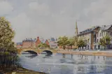Watercolours by Cyril Pilgrim, watercolor, offered Apr 2023
