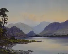 Lake District scene by Edward Horace Thompson, 1931, watercolour, sold Mar 2023