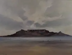 Laid down by Kevin Stanley, oil on canvas, sold Mar 2023