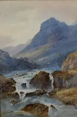 Watercolours by Edwin St. John, watercolor, offered Mar 2023