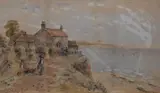 Watercolours by Frederick Fitch, watercolor, offered Mar 2023